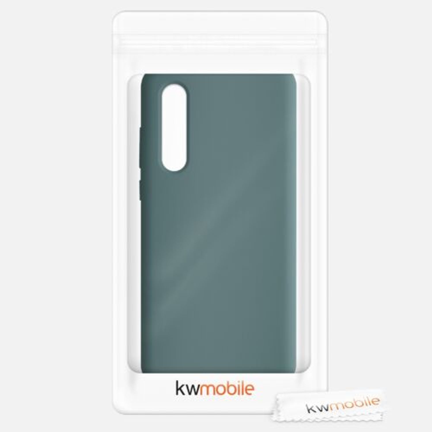 Husa pentru Huawei P30, Silicon, Verde, 47414.207 fotografia produsului View 7 L