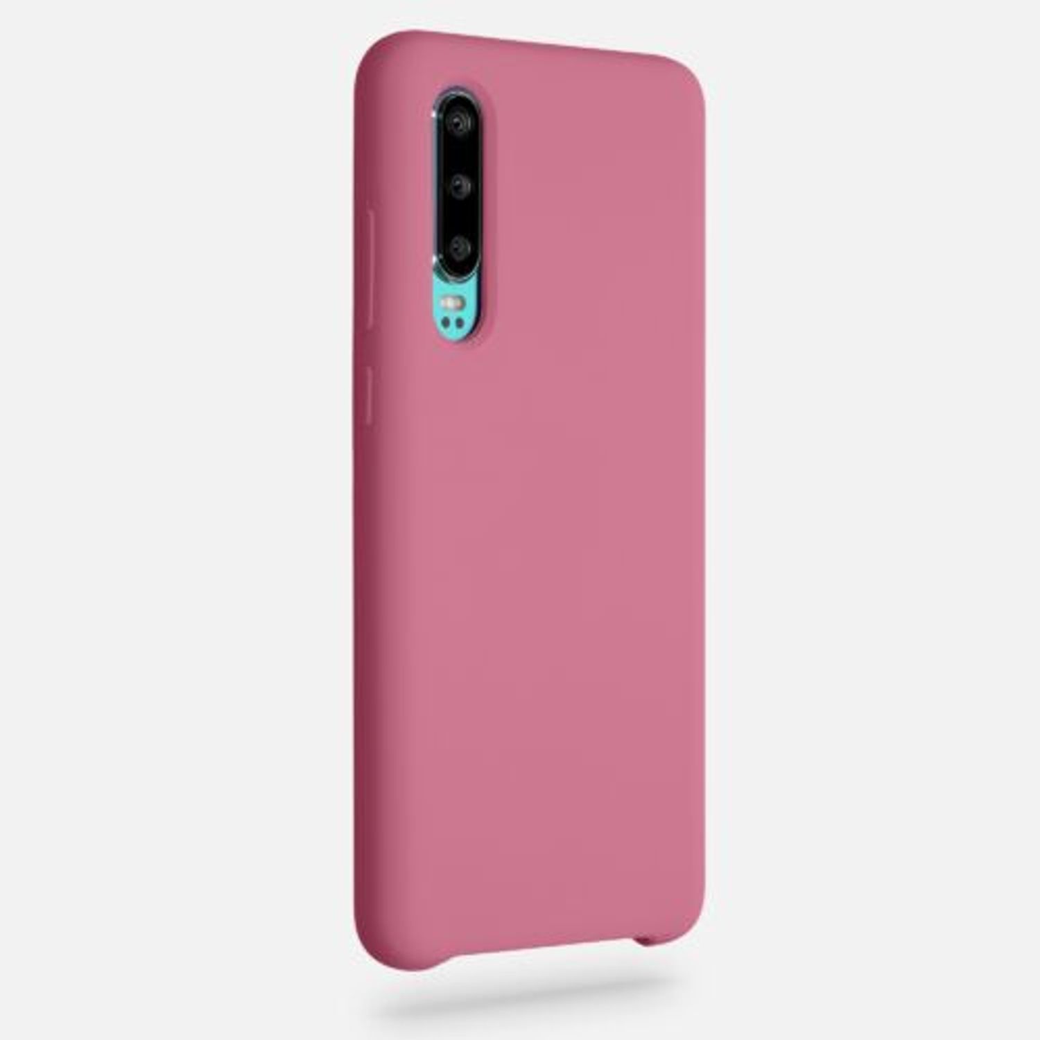 Husa pentru Huawei P30, Silicon, Roz, 47414.212 fotografia produsului View 3 L