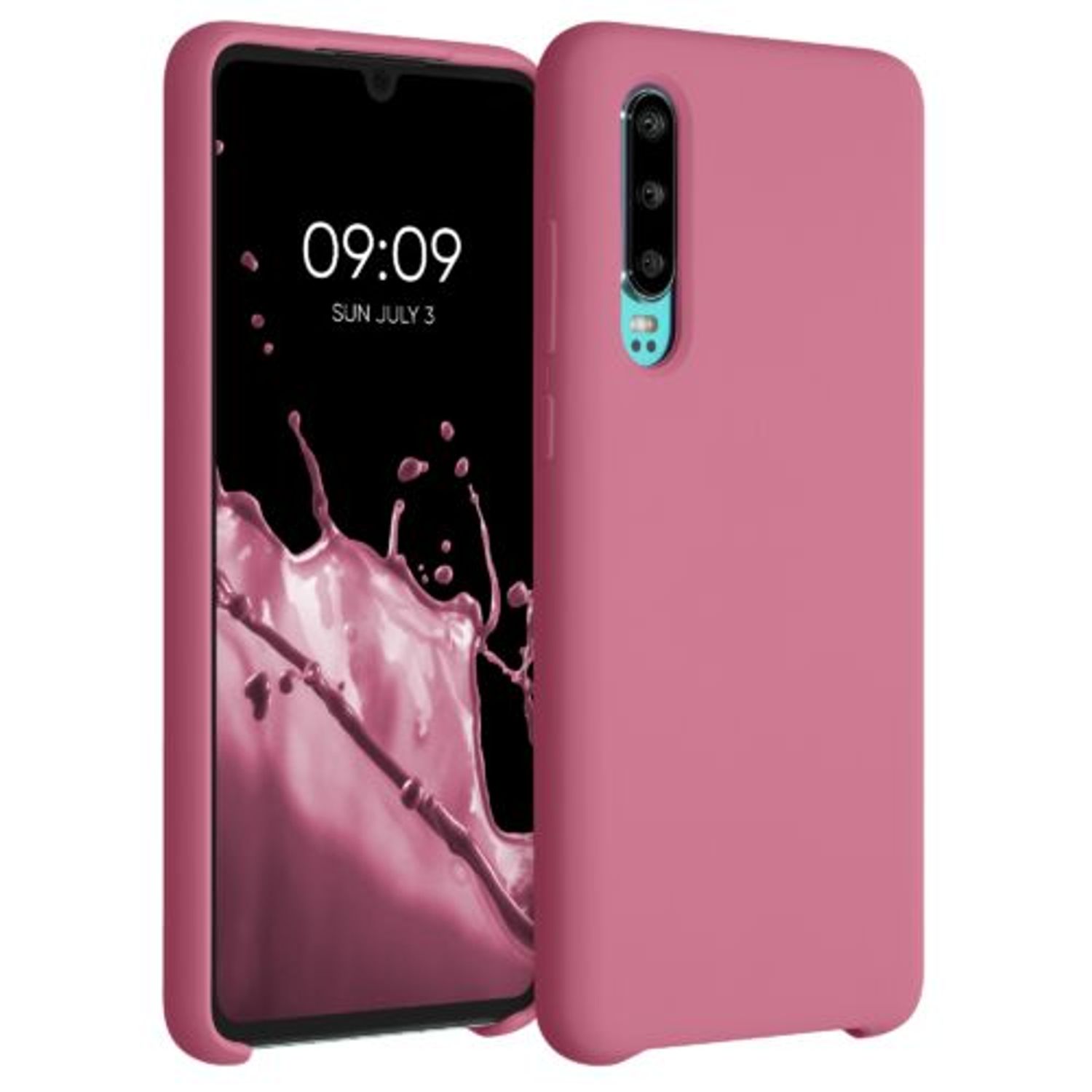 Husa pentru Huawei P30, Silicon, Roz, 47414.212 fotografia produsului