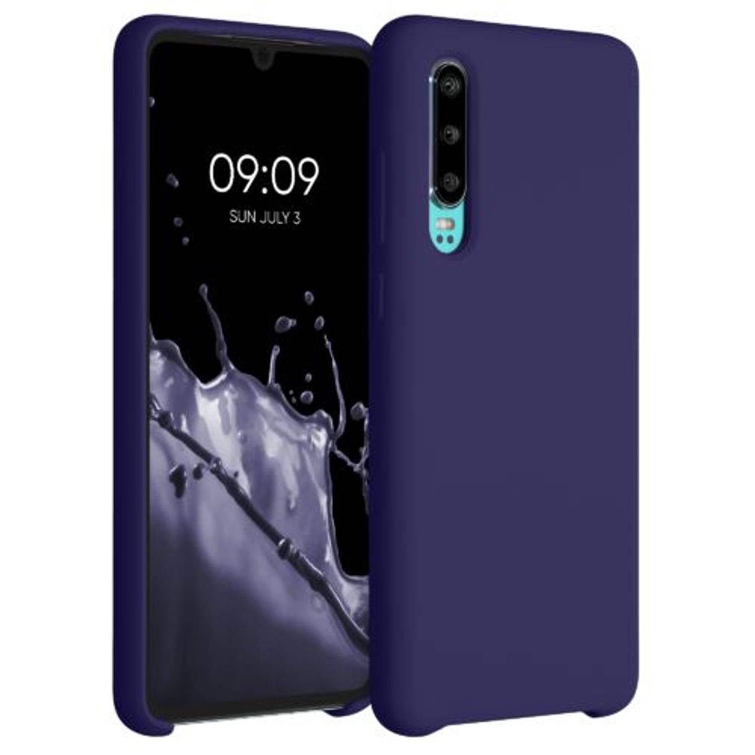 Husa pentru Huawei P30, Silicon, Albastru, 47414.182 fotografia produsului