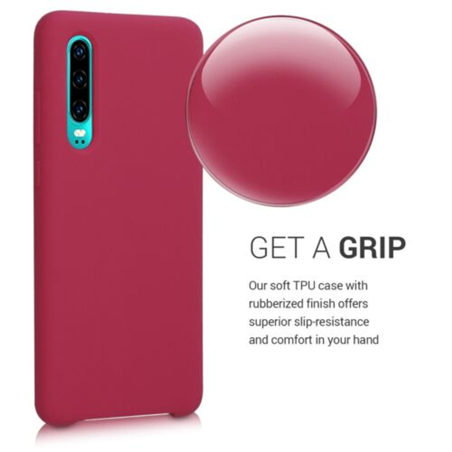Husa pentru Huawei P30, Silicon, Violet, 47414.100 fotografia produsului View 4 L