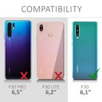 Husa pentru Huawei P30, Silicon, Albastru, 47414.58 fotografia produsului View 3 S