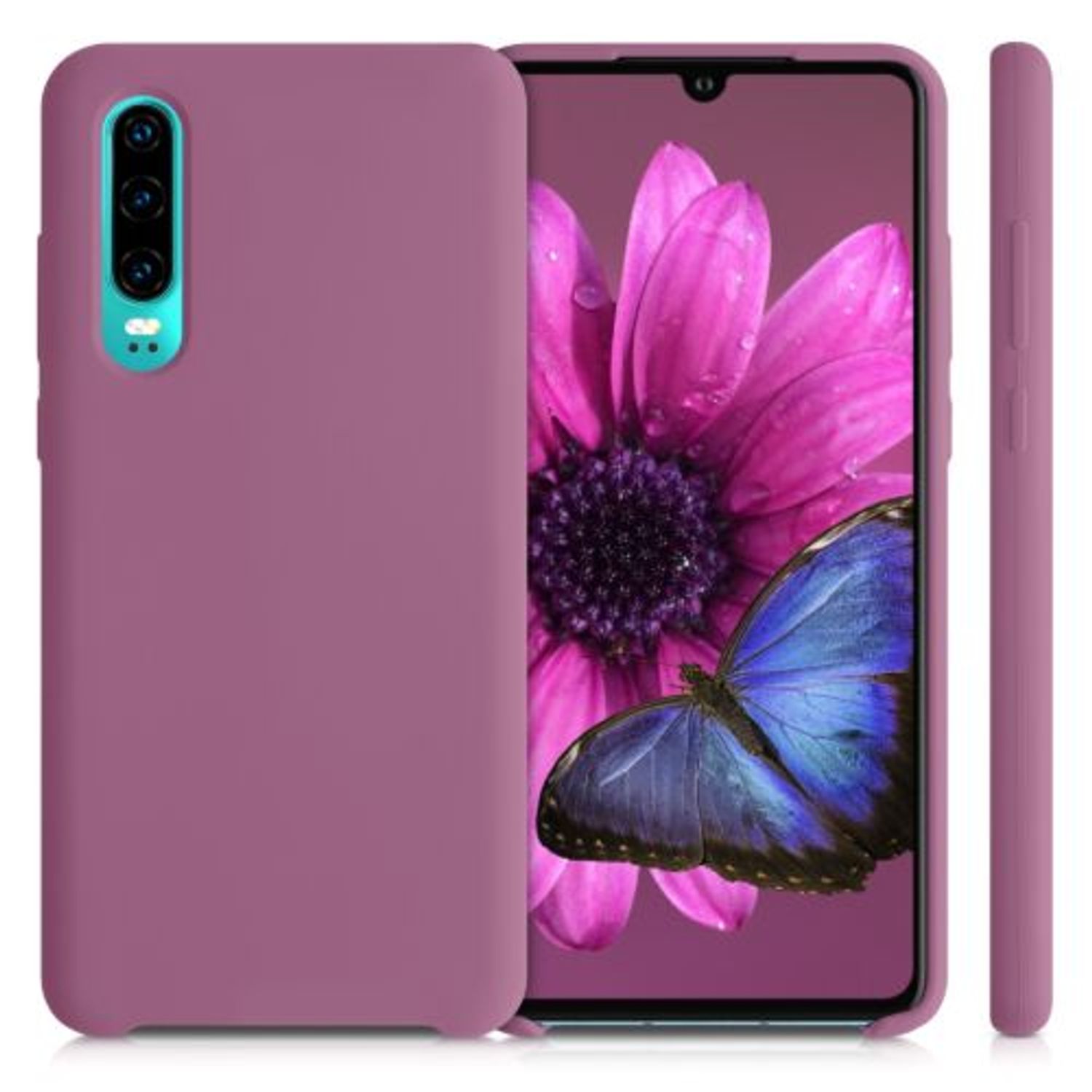 Husa pentru Huawei P30, Silicon, Roz, 47414.167 fotografia produsului View 2 L