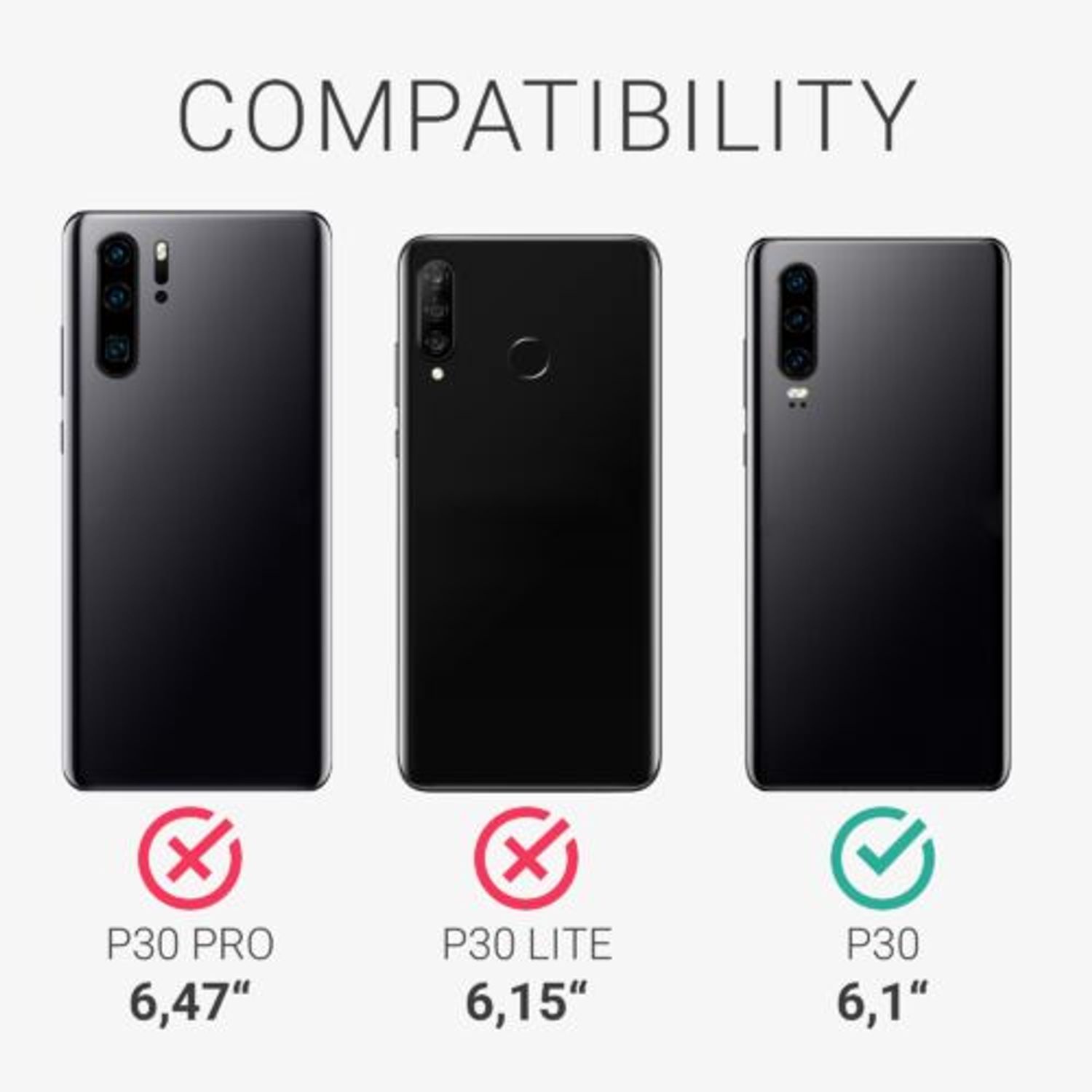 Husa pentru Huawei P30, Silicon, Verde, 47410.171 fotografia produsului View 2 L