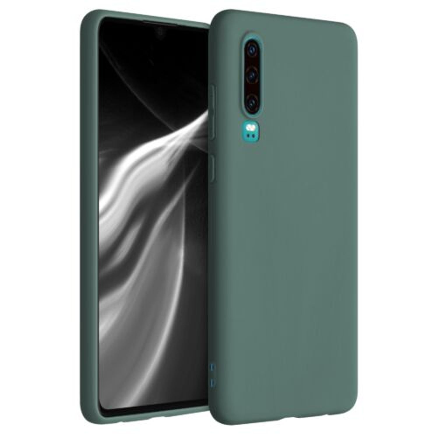 Husa pentru Huawei P30, Silicon, Verde, 47410.171 fotografia produsului