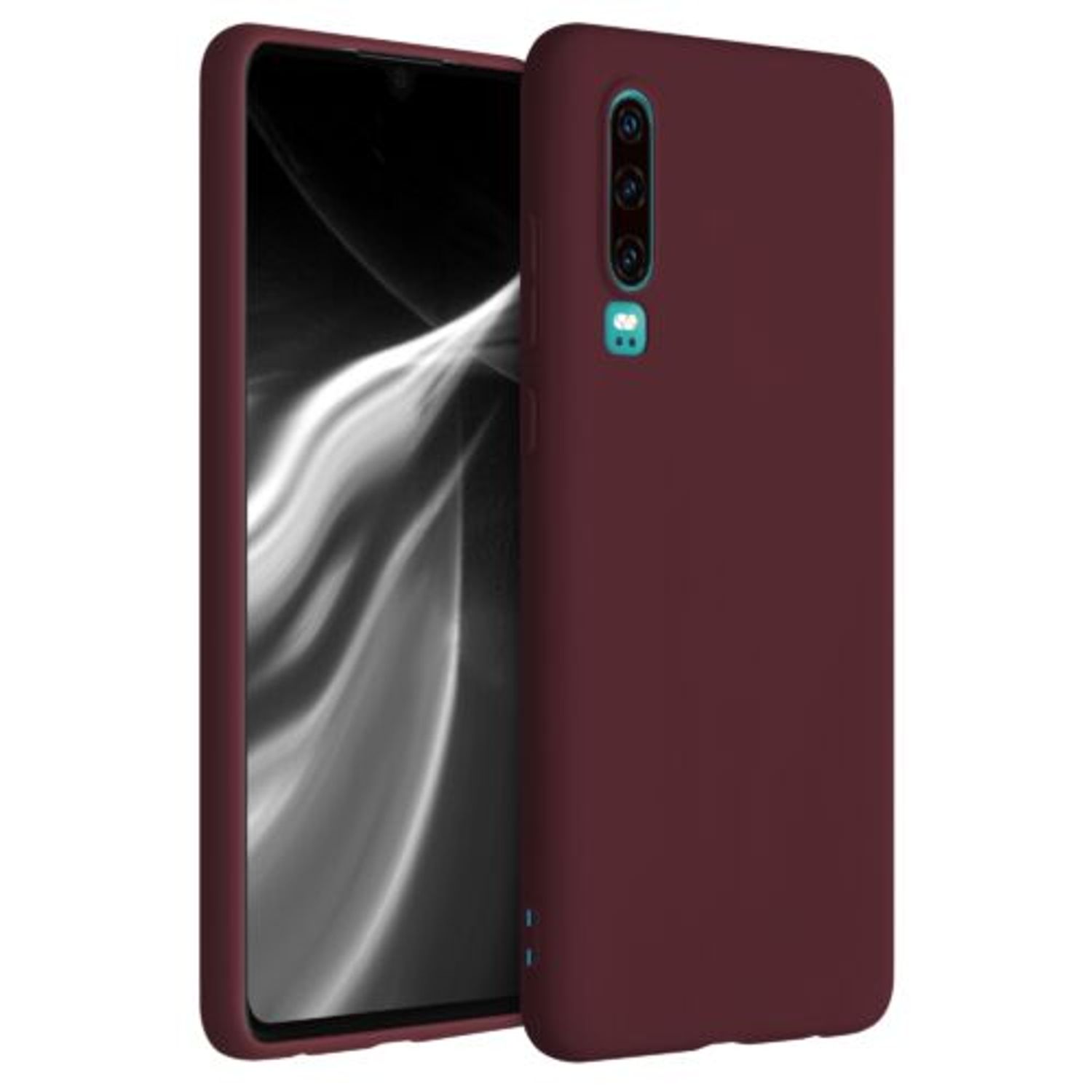 Husa pentru Huawei P30, Silicon, Rosu, 47410.190 fotografia produsului