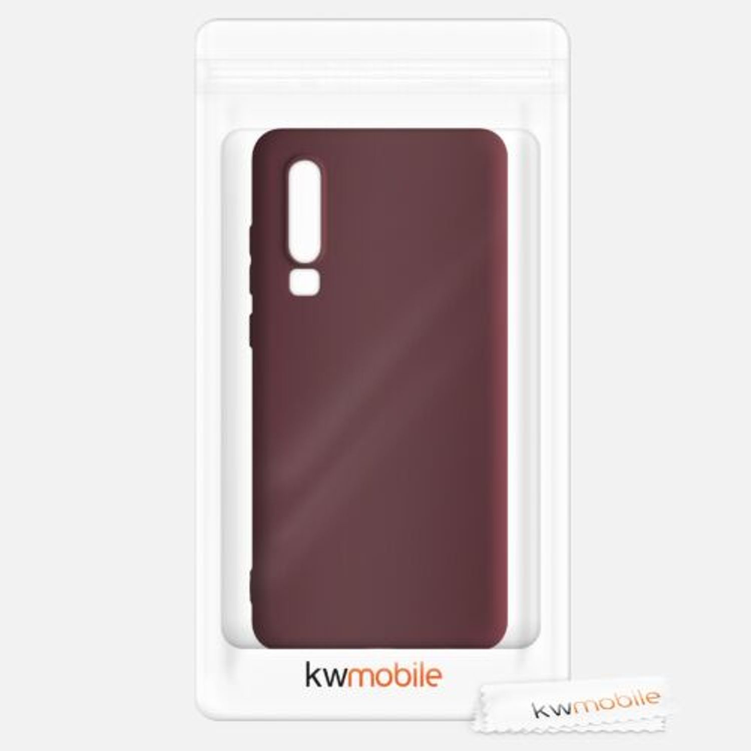 Husa pentru Huawei P30, Silicon, Rosu, 47410.190 fotografia produsului View 8 L