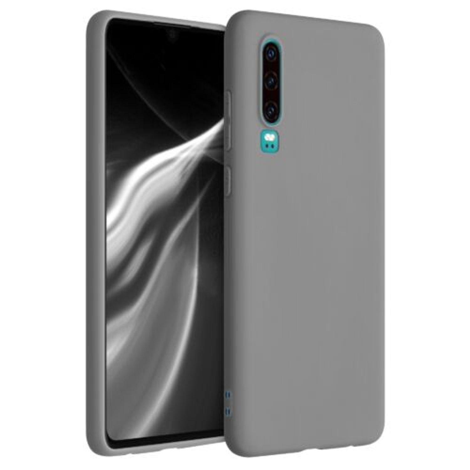 Husa pentru Huawei P30, Silicon, Gri, 47410.155 fotografia produsului