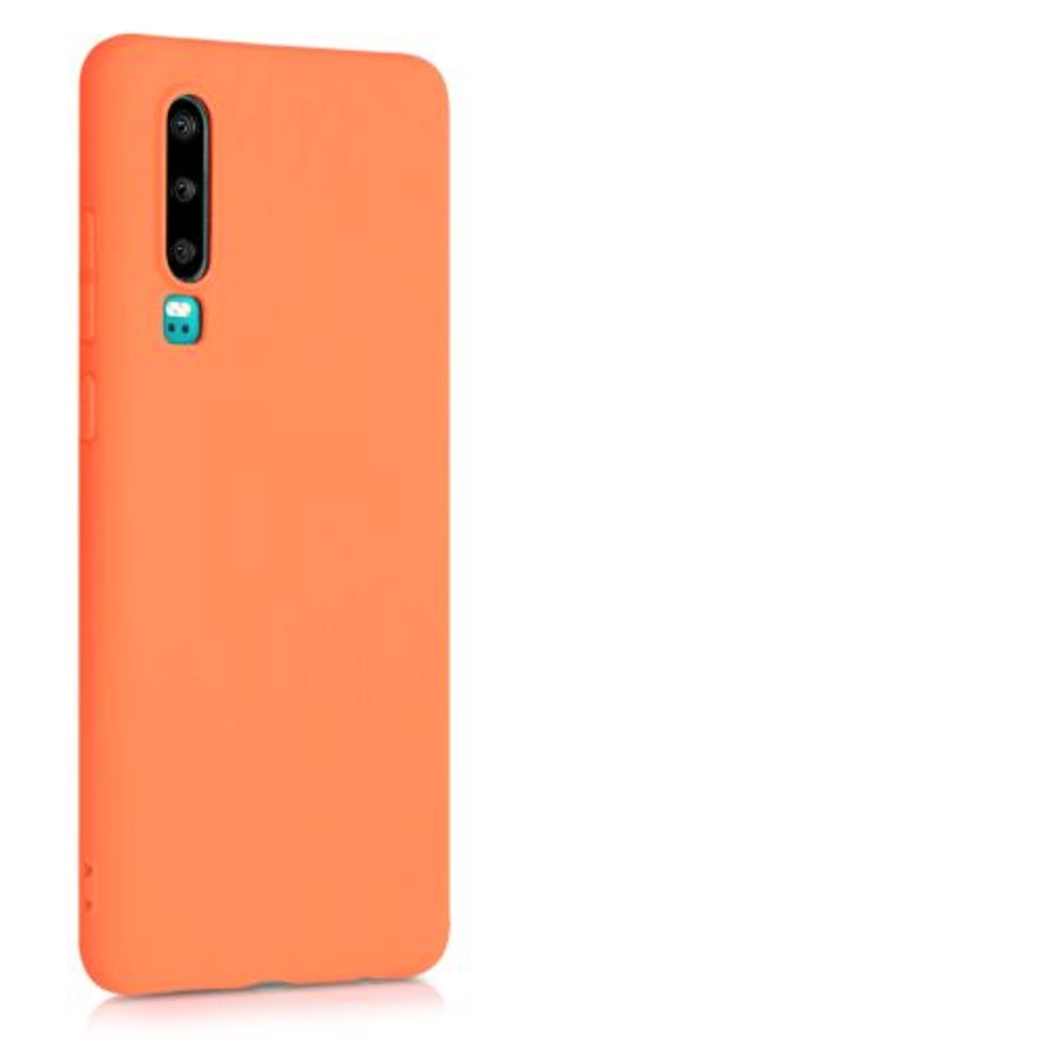 Husa pentru Huawei P30, Silicon, Portocaliu, 47410.150 fotografia produsului View 8 L