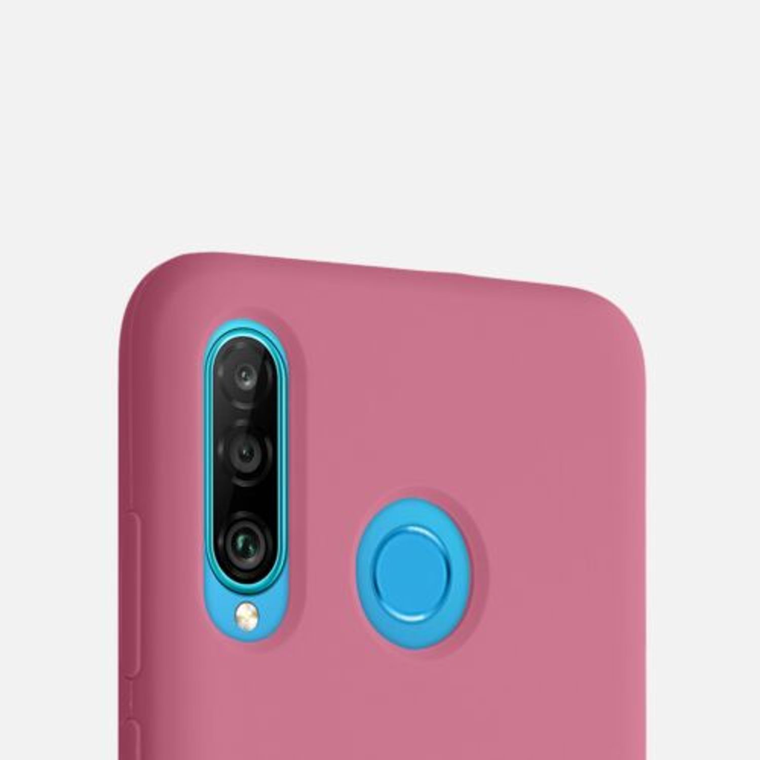 Husa pentru Huawei P30 Lite, Silicon, Roz, 47510.212 fotografia produsului View 8 L