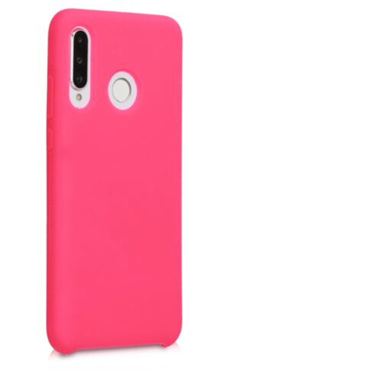 Husa pentru Huawei P30 Lite, Silicon, Roz, 47510.77 fotografia produsului View 7 L