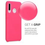 Husa pentru Huawei P30 Lite, Silicon, Roz, 47510.77 fotografia produsului View 3 S