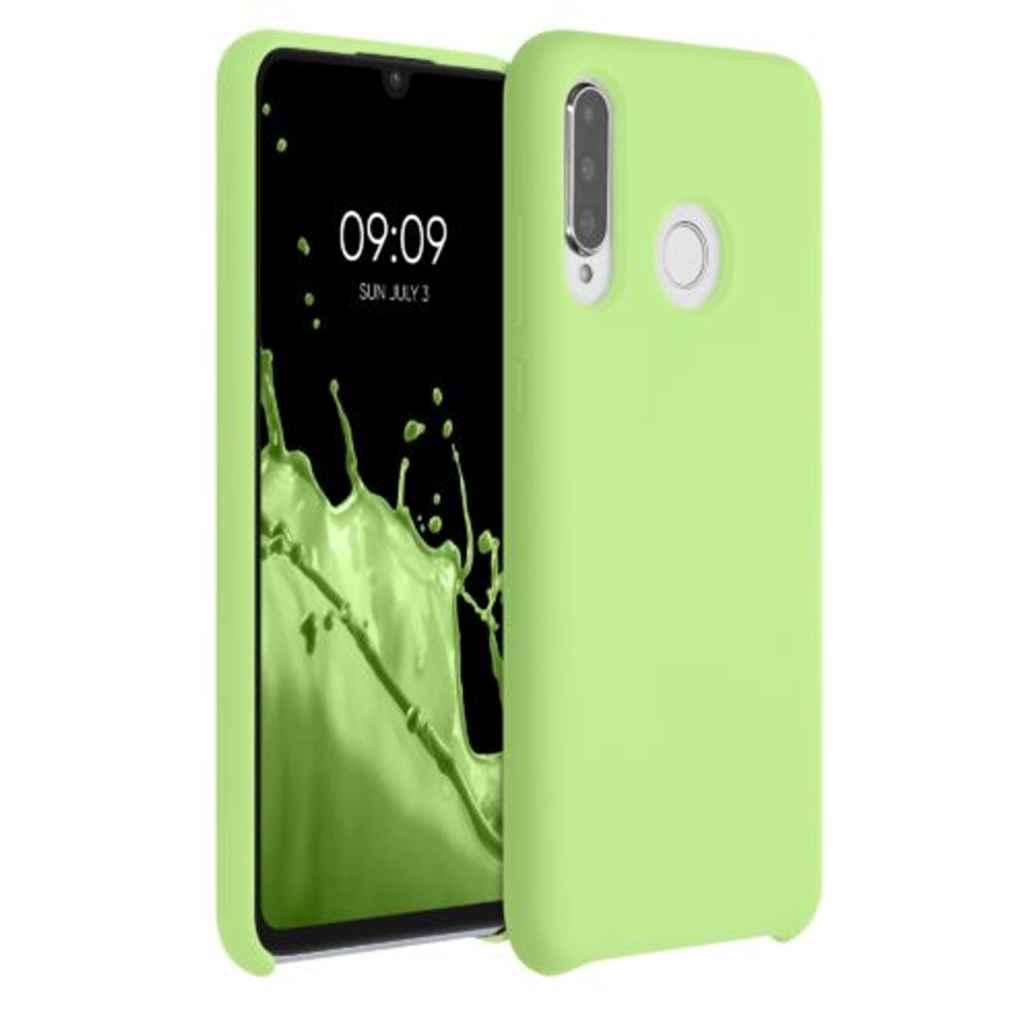 Husa pentru Huawei P30 Lite, Silicon, Verde, 47510.214 fotografia produsului