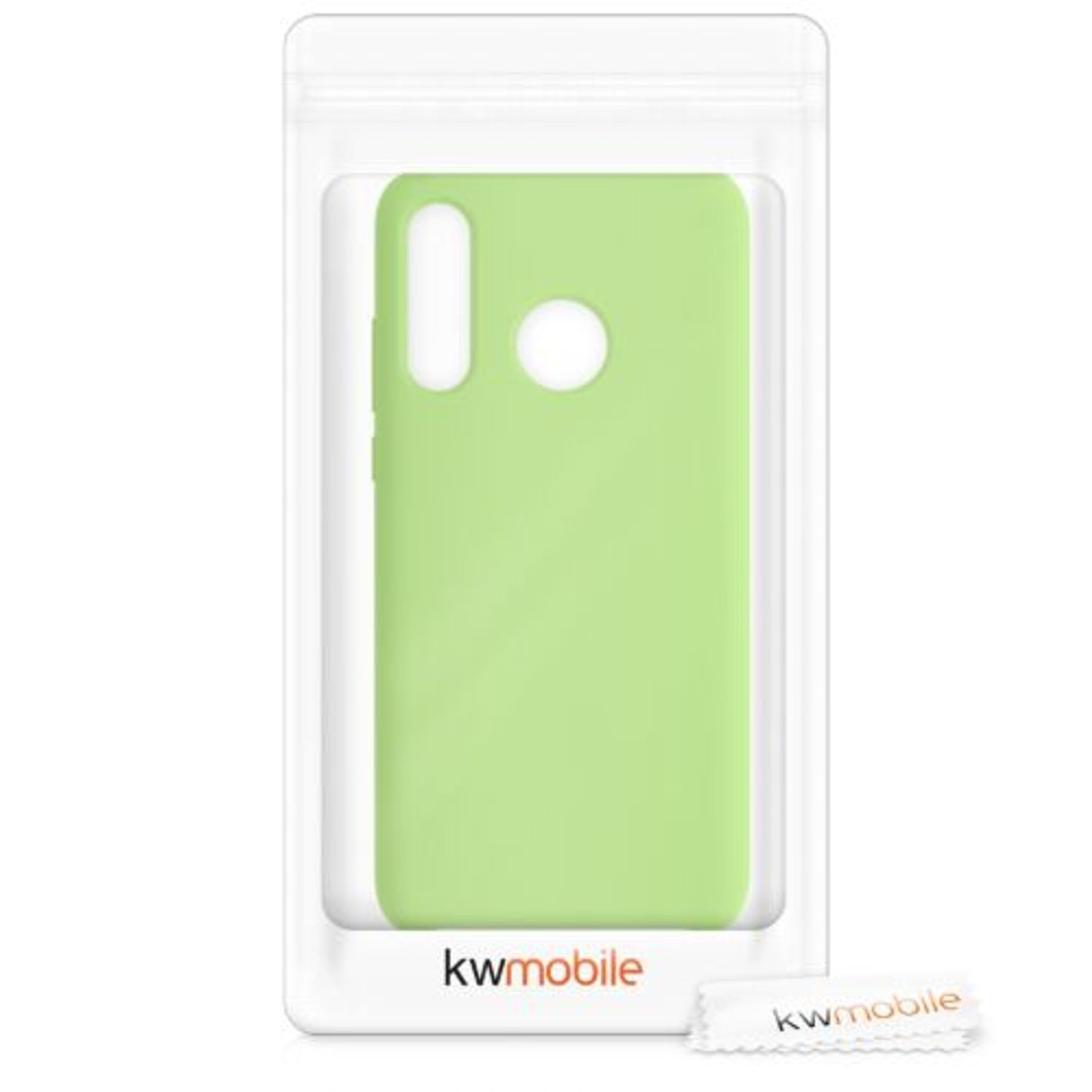 Husa pentru Huawei P30 Lite, Silicon, Verde, 47510.214 fotografia produsului View 7 L