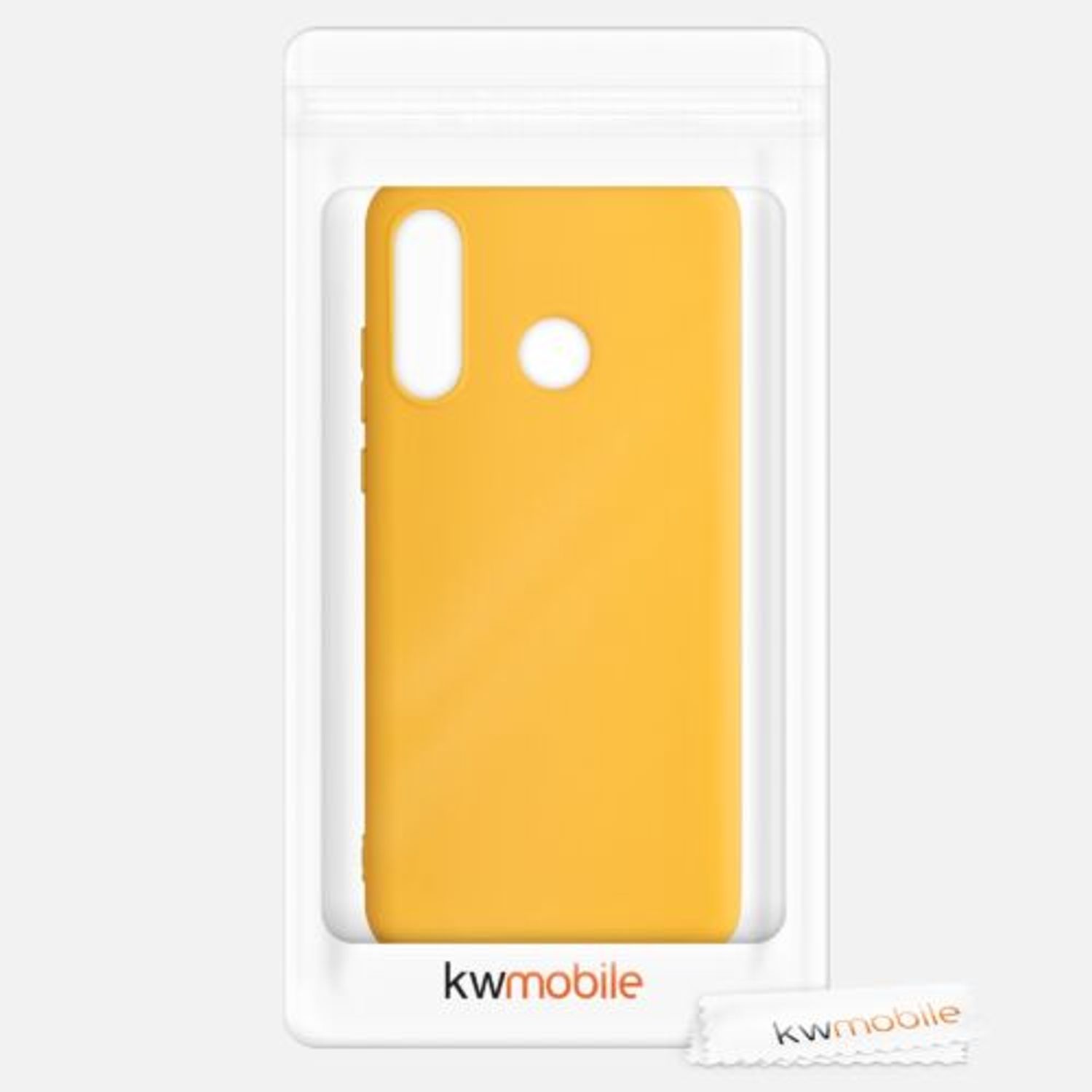 Husa pentru Huawei P30 Lite, Silicon, Galben, 47499.217 fotografia produsului View 8 L