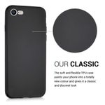 Husa pentru Apple iPhone 8/iPhone 7/iPhone SE 2, Silicon, Negru, 39458.01 fotografia produsului View 6 S