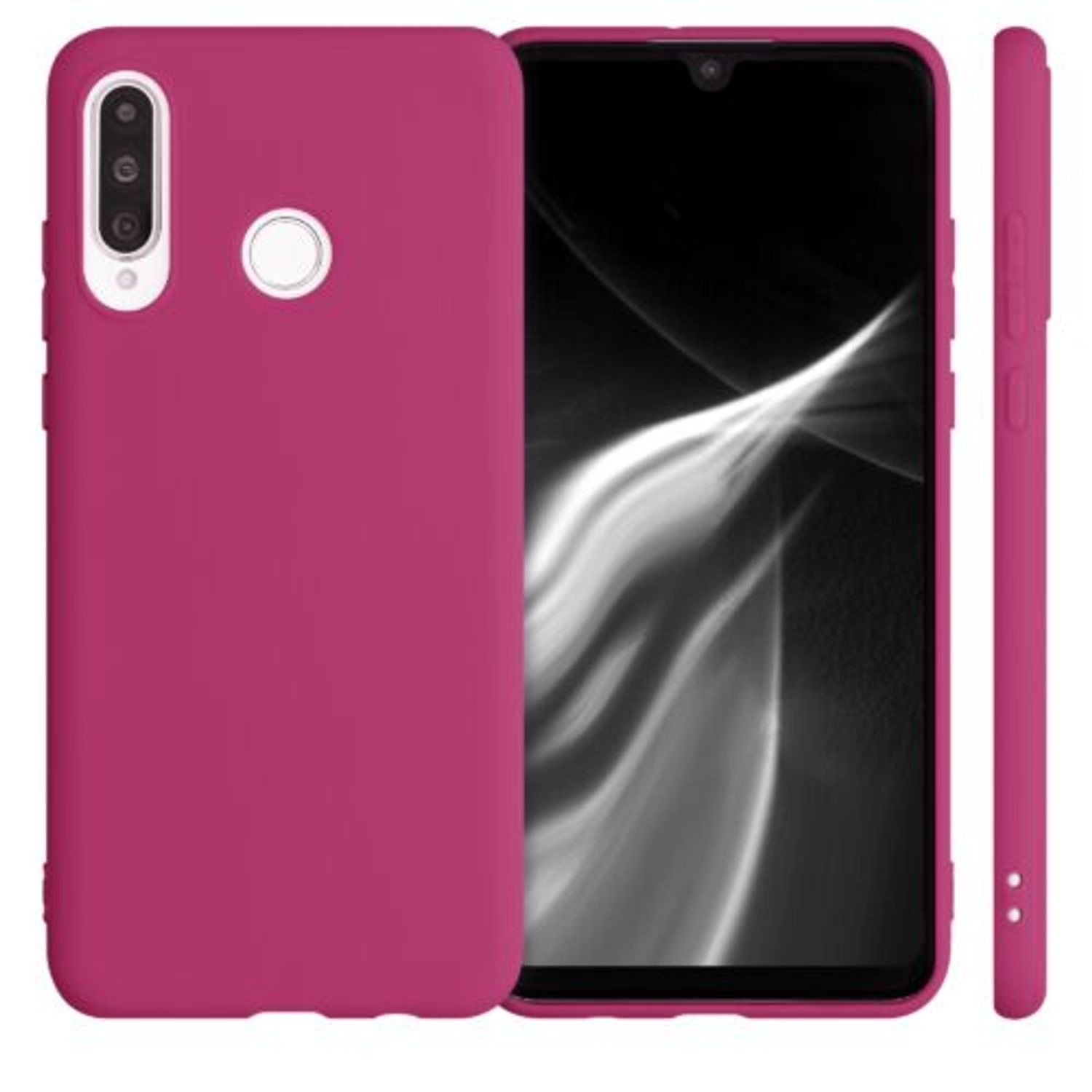 Husa pentru Huawei P30 Lite, Silicon, Roz, 47499.213 fotografia produsului View 7 L
