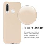Husa pentru Huawei P30 Lite, Silicon, Crem, 47499.154 fotografia produsului View 4 S