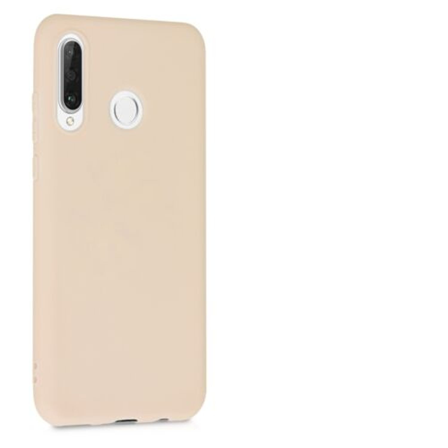 Husa pentru Huawei P30 Lite, Silicon, Crem, 47499.154 fotografia produsului View 8 L