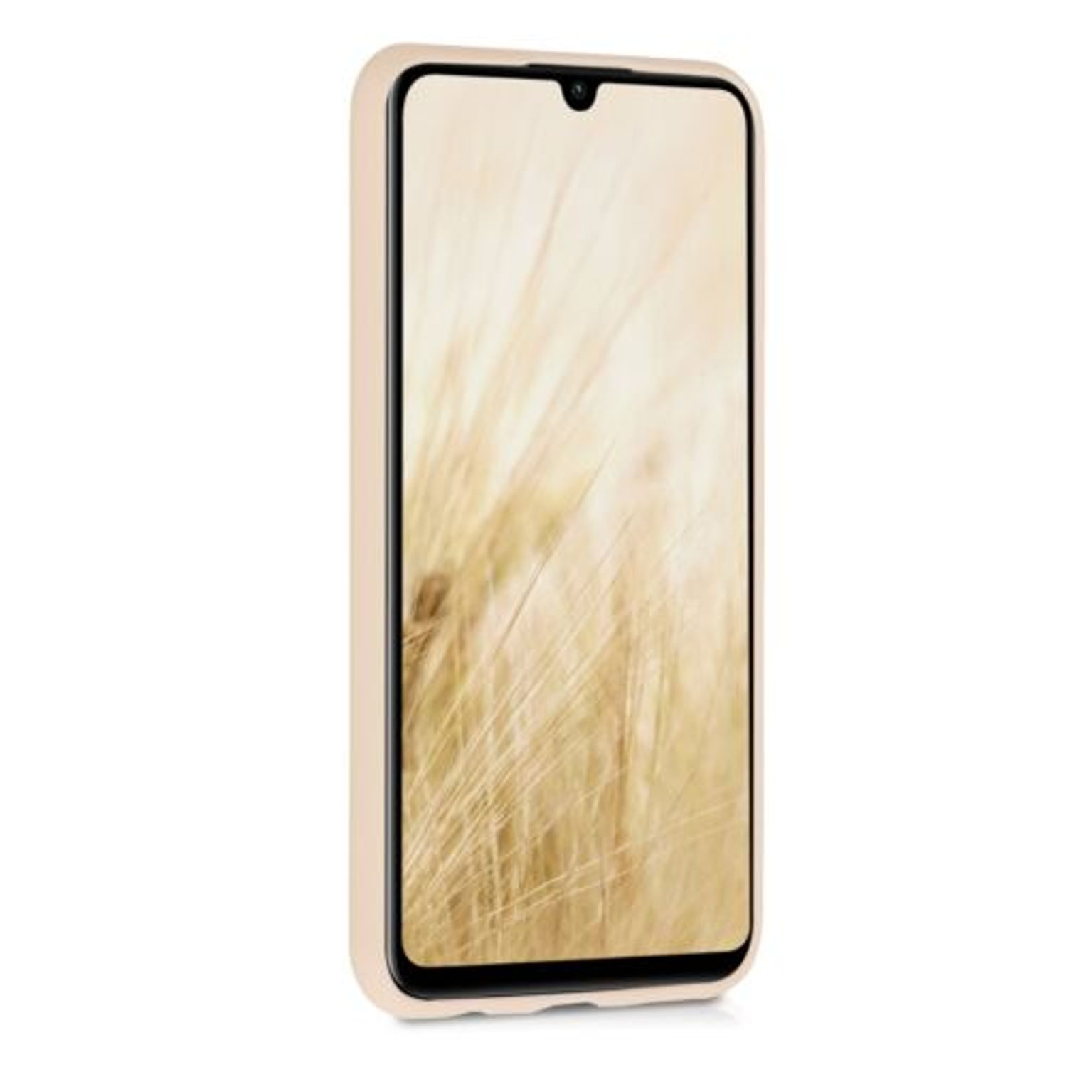 Husa pentru Huawei P30 Lite, Silicon, Crem, 47499.154 fotografia produsului View 3 L