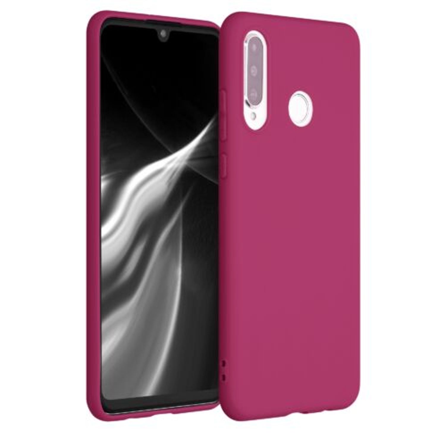 Husa pentru Huawei P30 Lite, Silicon, Roz, 47499.213 fotografia produsului
