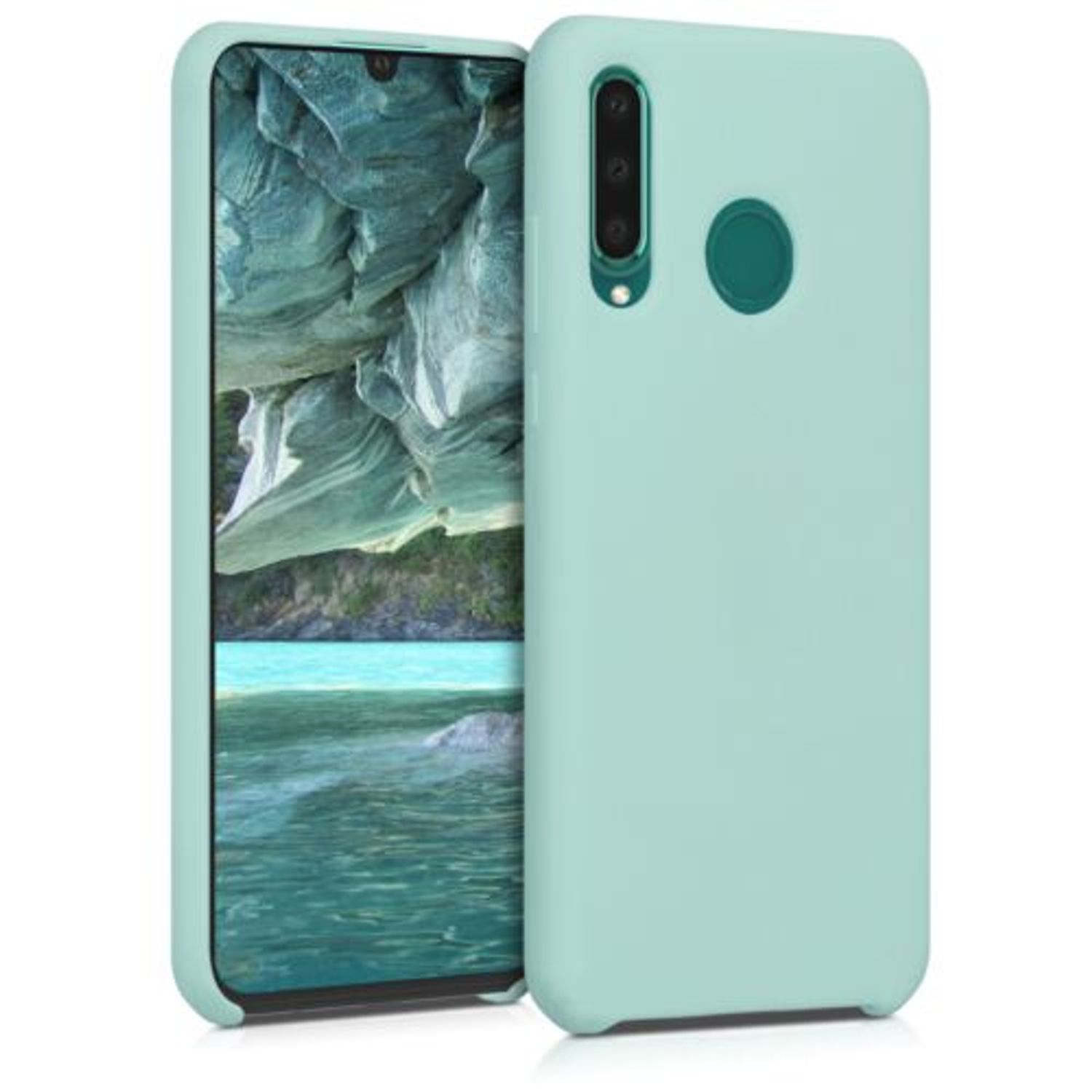 Husa pentru Huawei P30 Lite, Silicon, Verde, 47510.50 fotografia produsului