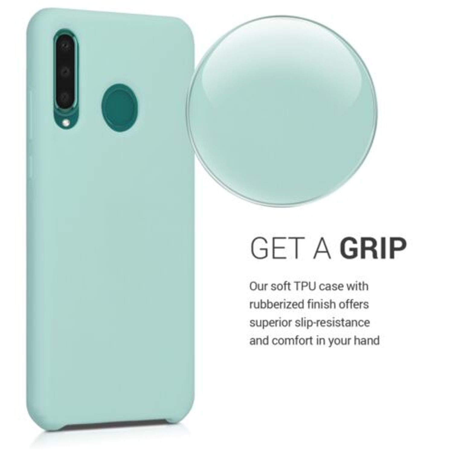 Husa pentru Huawei P30 Lite, Silicon, Verde, 47510.50 fotografia produsului View 4 L