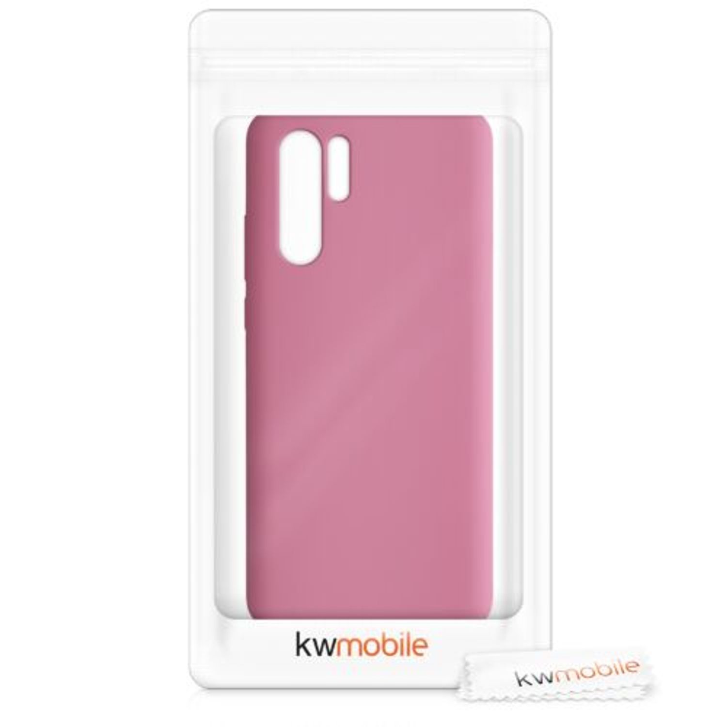Husa pentru Huawei P30 Pro, Silicon, Roz, 47423.212 fotografia produsului View 7 L