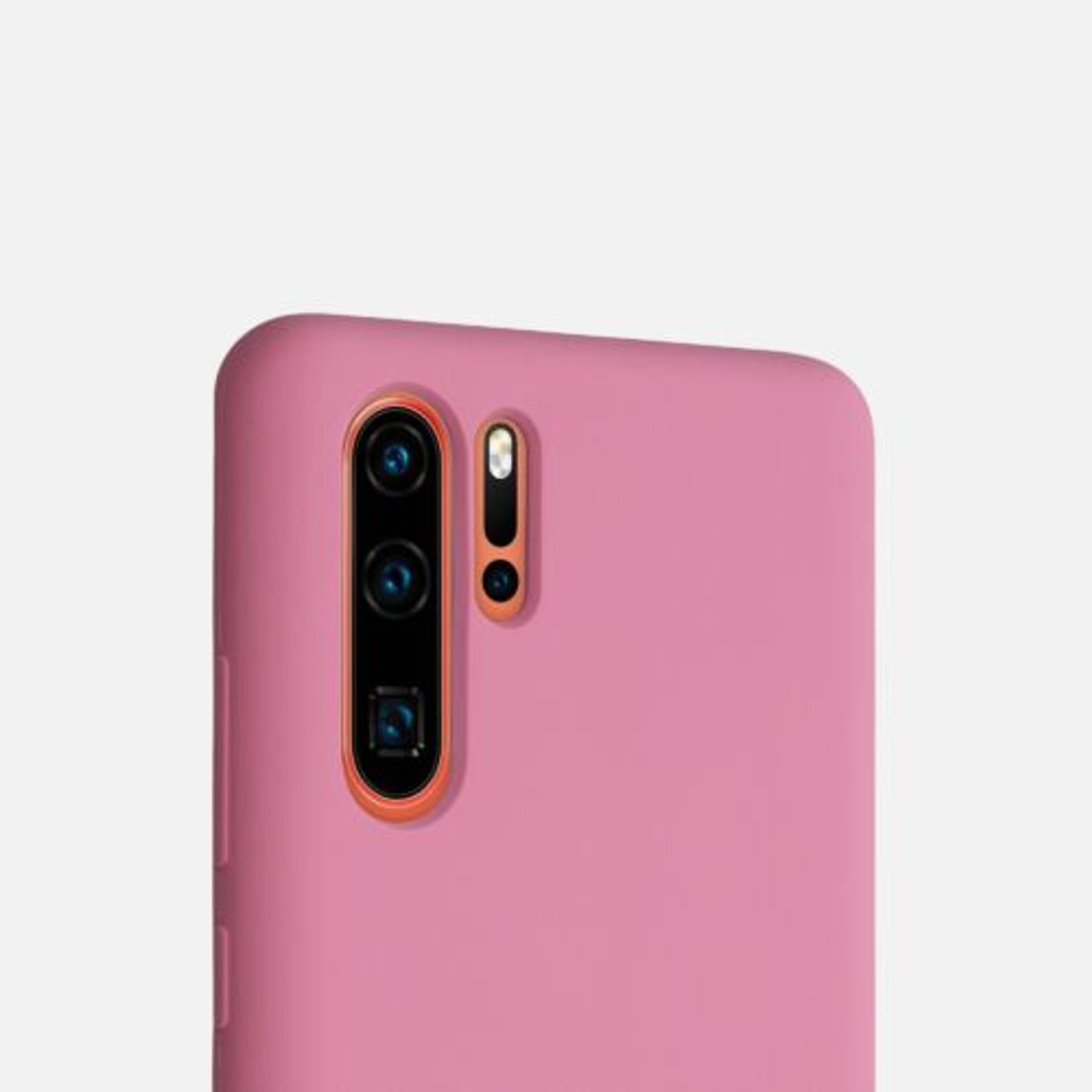 Husa pentru Huawei P30 Pro, Silicon, Roz, 47423.212 fotografia produsului View 8 L
