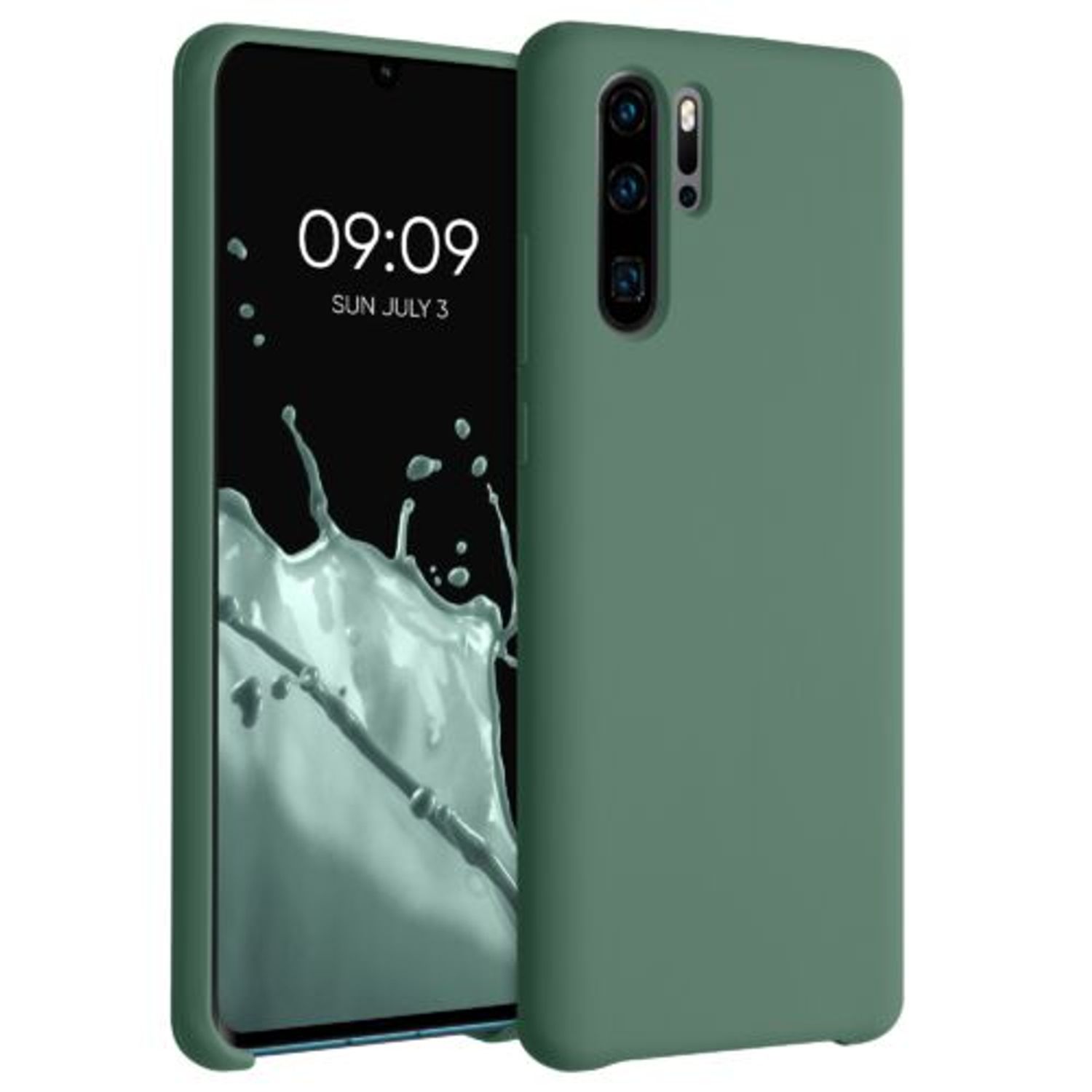 Husa pentru Huawei P30 Pro, Silicon, Verde, 47423.166 fotografia produsului