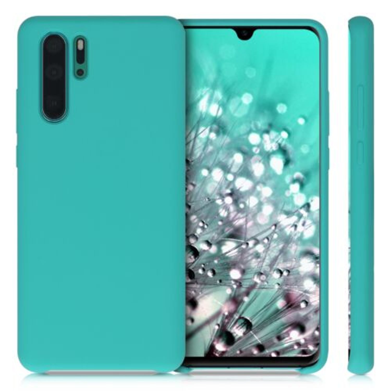 Husa pentru Huawei P30 Pro, Silicon, Verde, 47423.62 fotografia produsului View 2 L