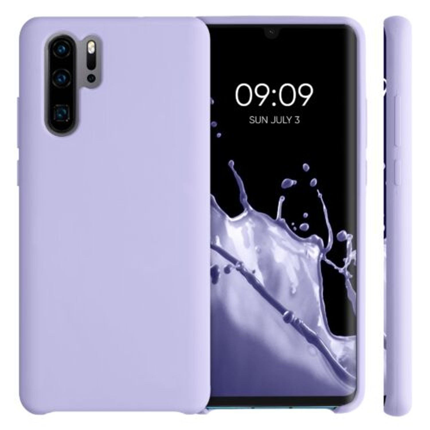 Husa pentru Huawei P30 Pro, Silicon, Mov, 47423.108 fotografia produsului View 2 L