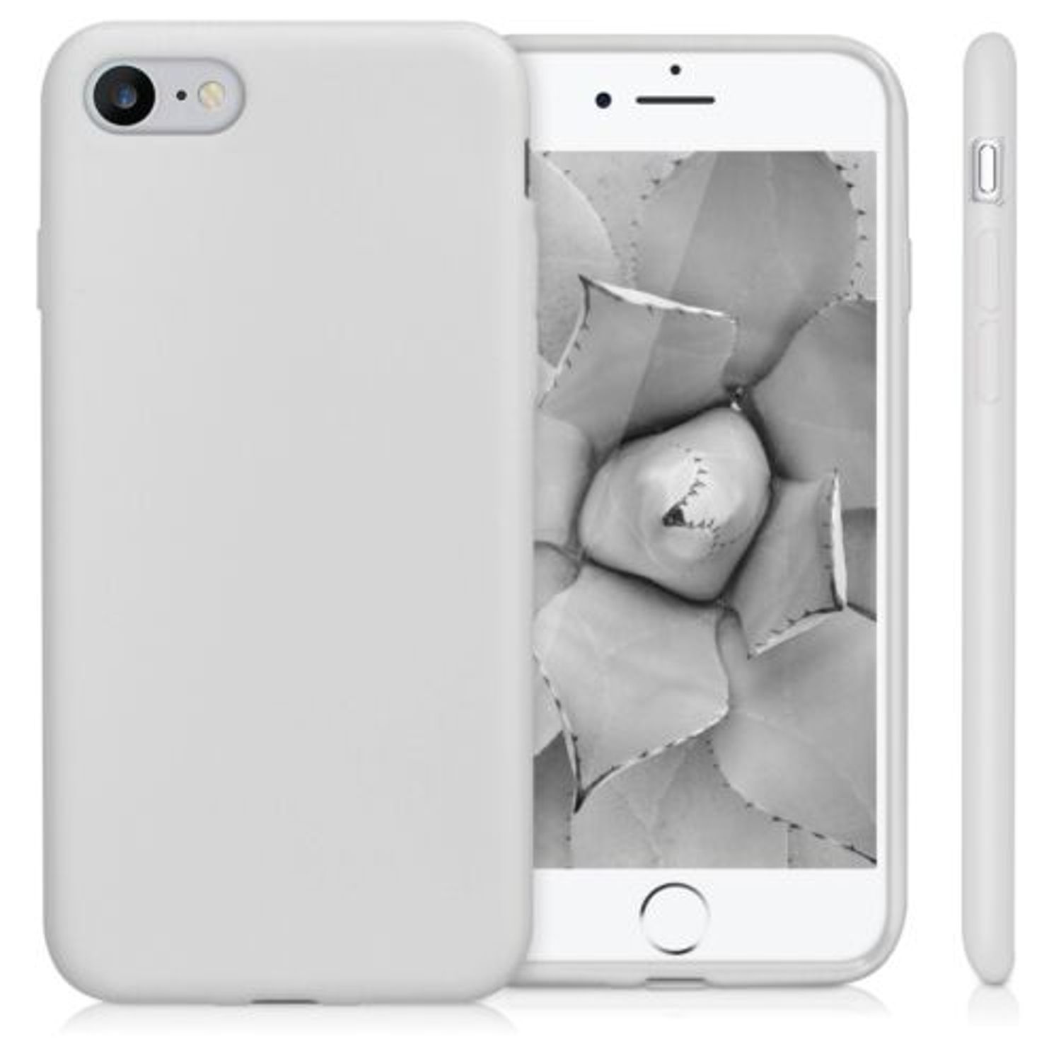 Husa pentru Apple iPhone 8/iPhone 7/iPhone SE 2, Silicon, Gri, 39458.70 fotografia produsului View 2 L