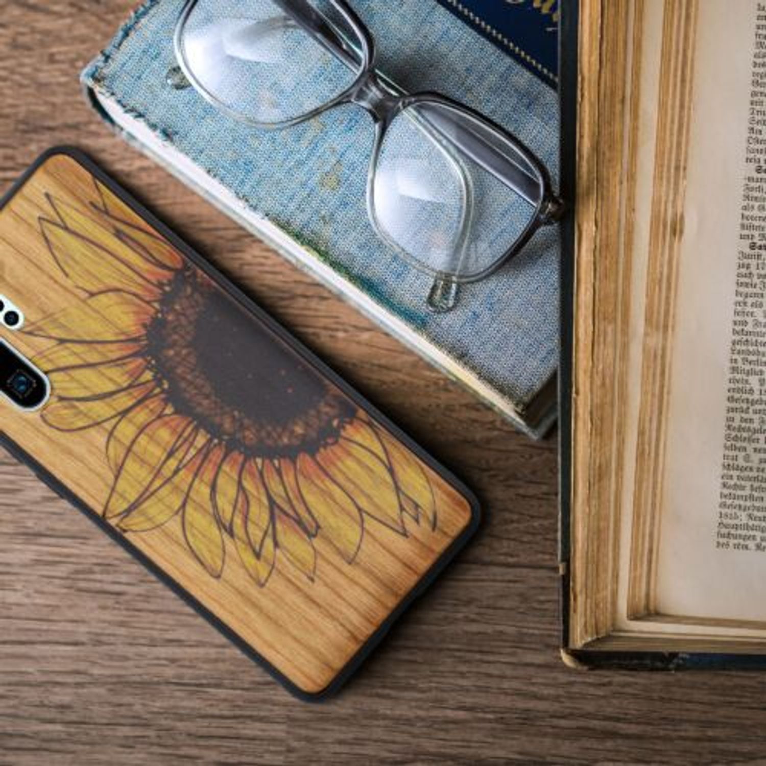 Husa pentru Huawei P30 Pro, Lemn, Multicolor, 47425.18 fotografia produsului View 6 L