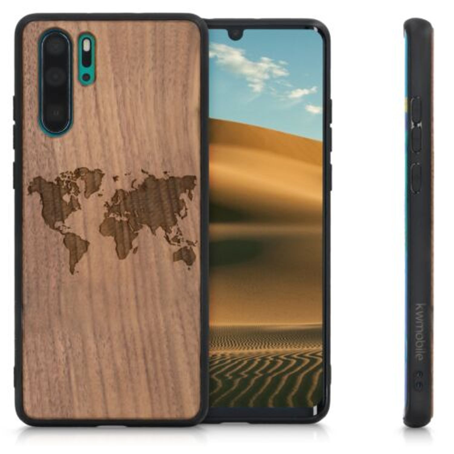 Husa pentru Huawei P30 Pro, Lemn, Maro, 47425.03 fotografia produsului View 2 L