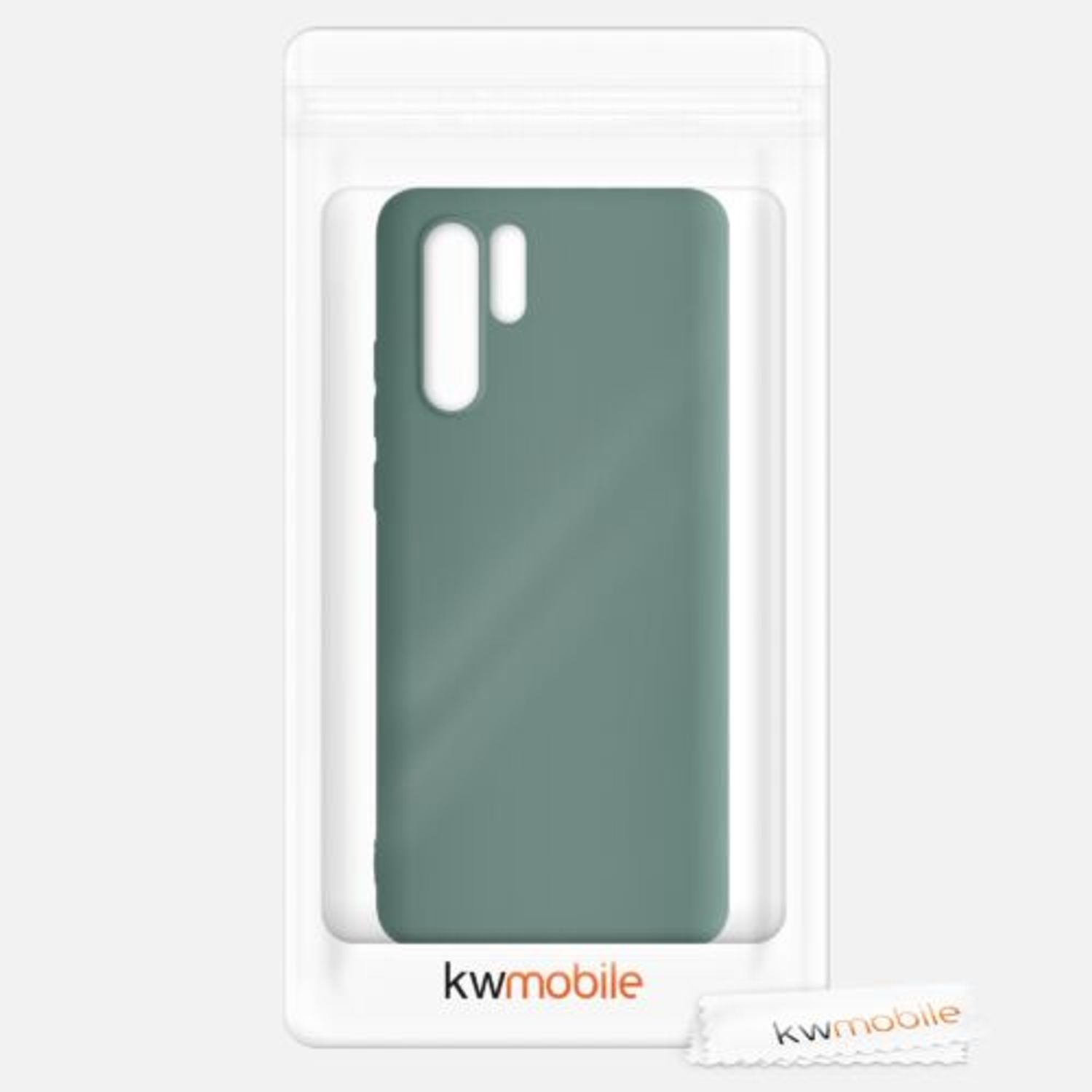 Husa pentru Huawei P30 Pro, Silicon, Verde, 47419.166 fotografia produsului View 7 L