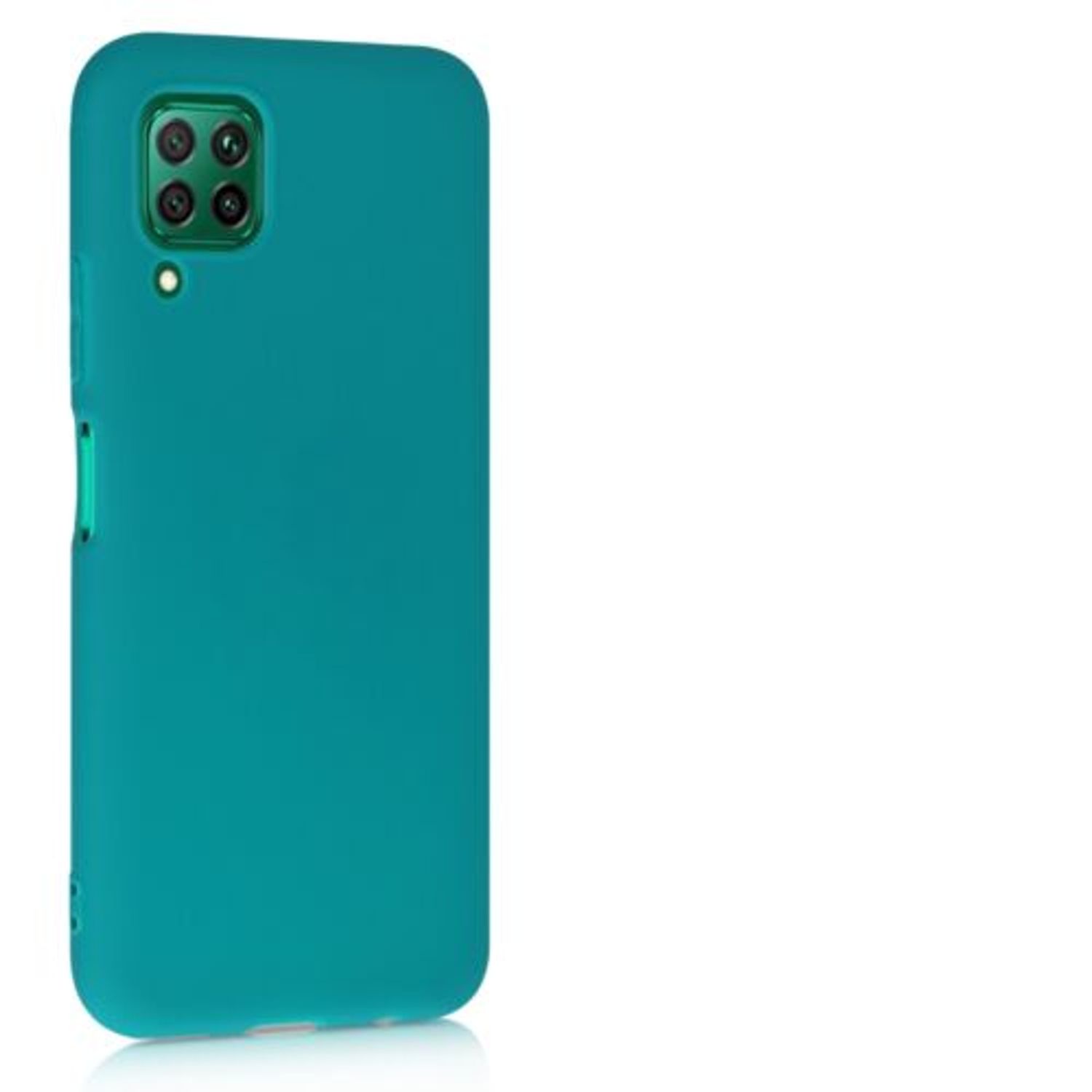 Husa pentru Huawei P40 Lite, Silicon, Verde, 51519.57 fotografia produsului View 8 L