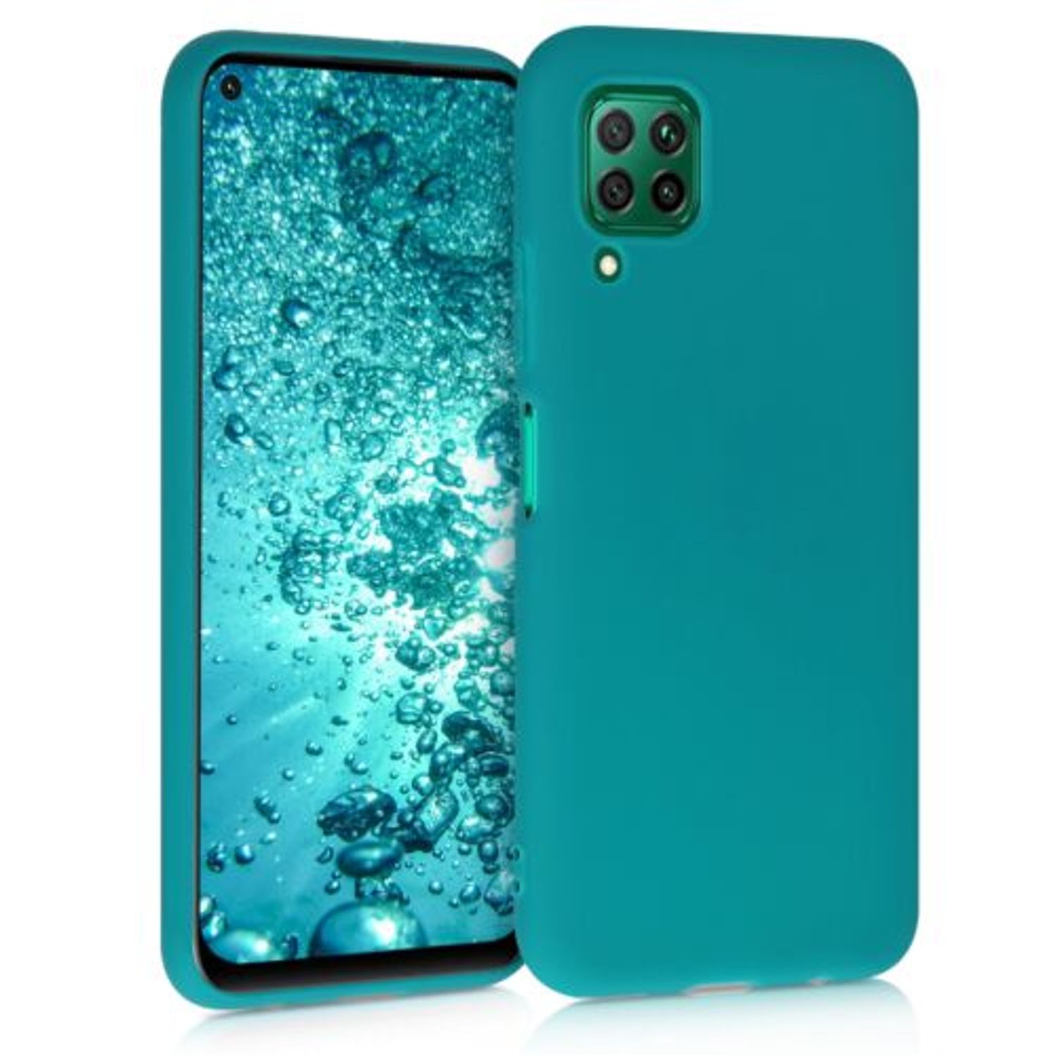 Husa pentru Huawei P40 Lite, Silicon, Verde, 51519.57 fotografia produsului