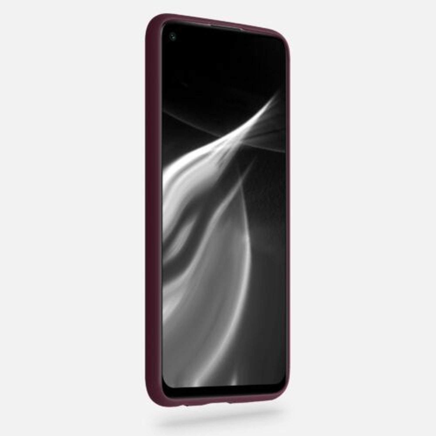 Husa pentru Huawei P40 lite 5G, Silicon, Rosu, 52529.190 fotografia produsului View 3 L