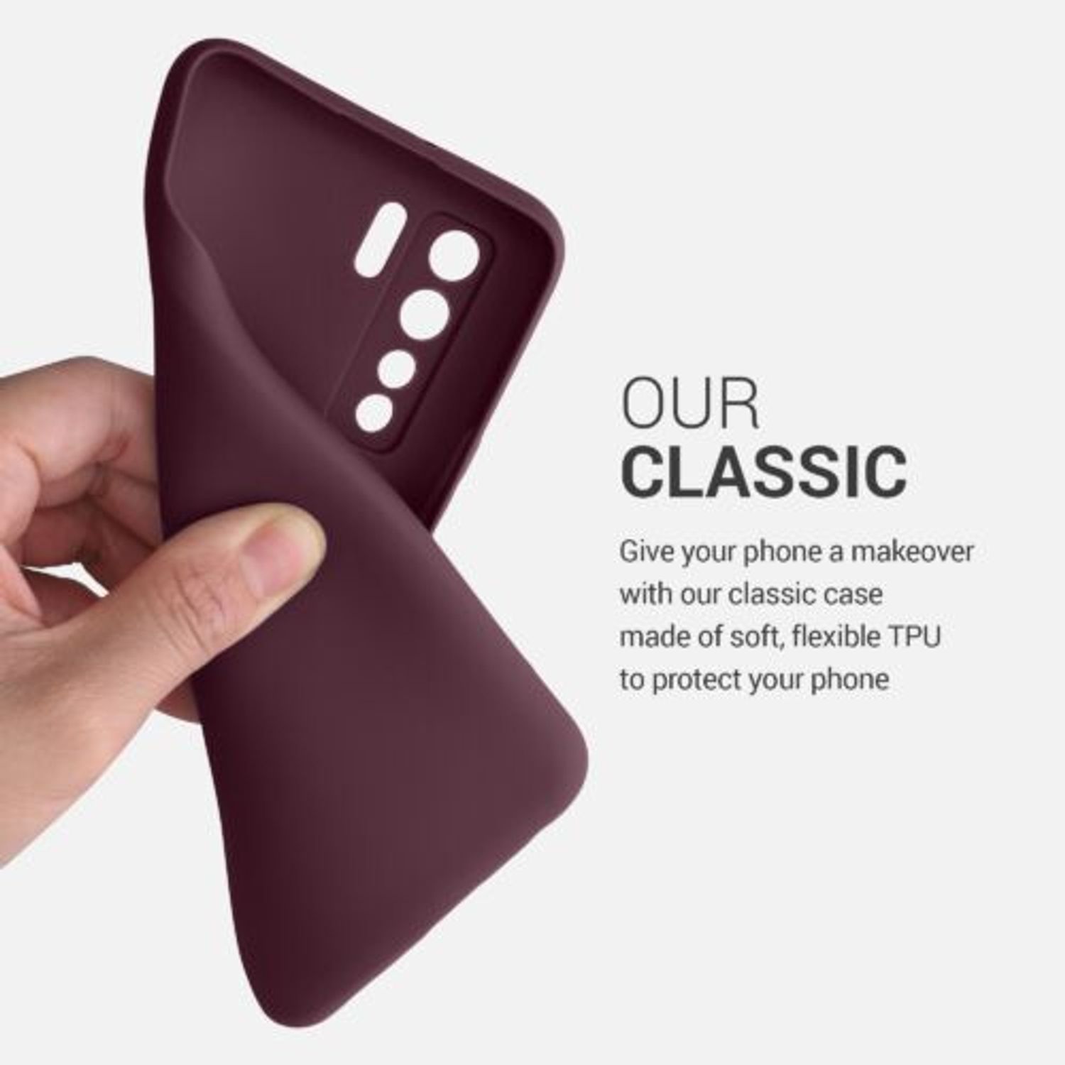 Husa pentru Huawei P40 lite 5G, Silicon, Rosu, 52529.190 fotografia produsului View 4 L