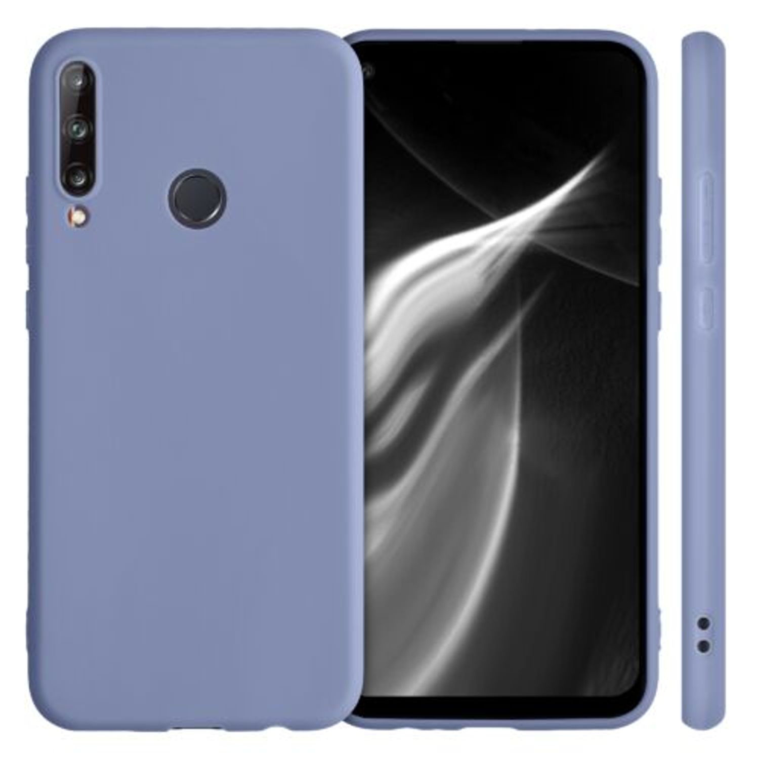 Husa pentru Huawei P40 Lite E, Silicon, Albastru, 52534.136 fotografia produsului View 2 L