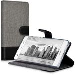 Husa pentru Huawei P8 Lite, Textil, Gri, 35223.22 fotografia produsului View 2 S