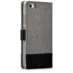 Husa pentru Huawei P8 Lite, Textil, Gri, 35223.22 fotografia produsului View 5 S