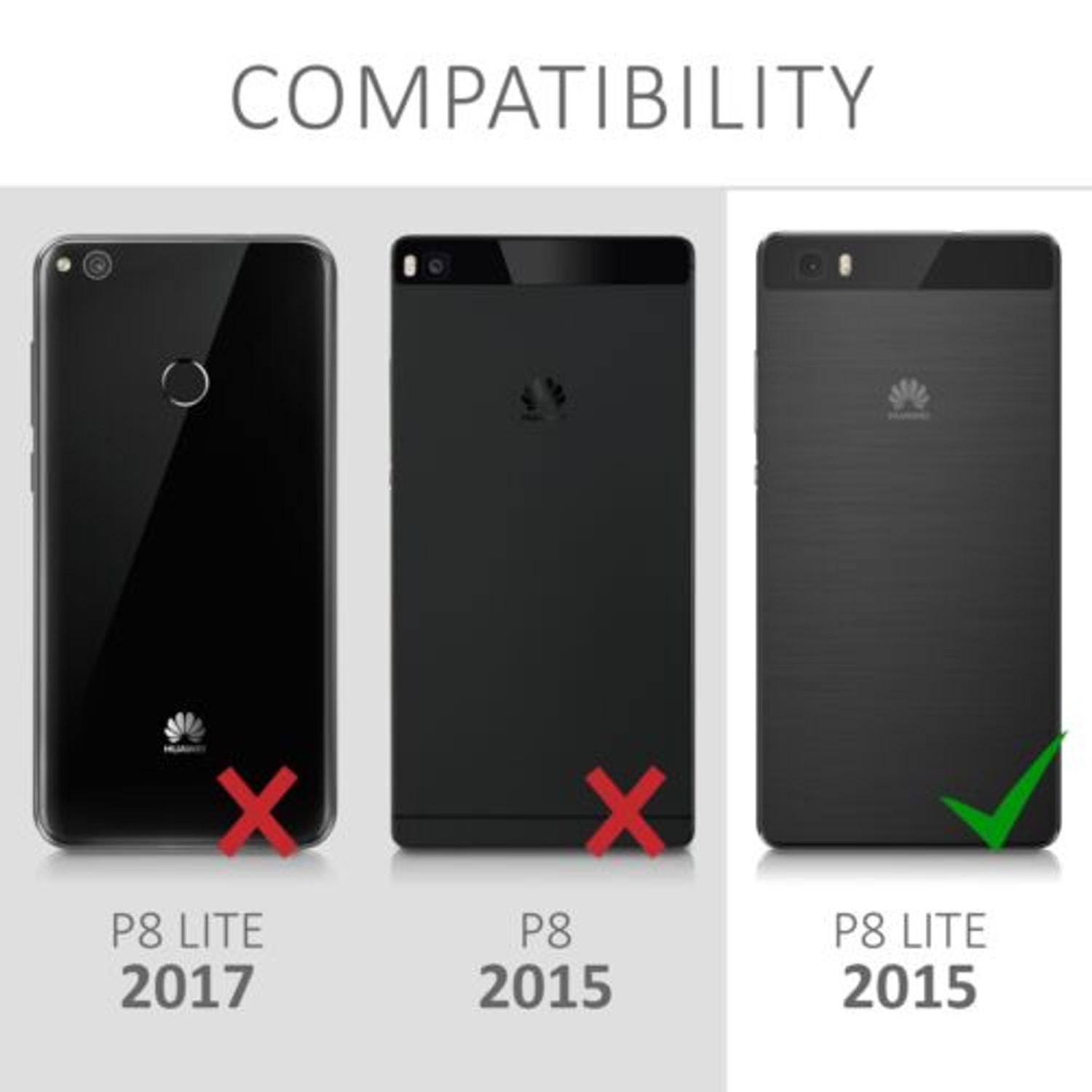 Husa pentru Huawei P8 Lite, Silicon, Multicolor, 37702.05 fotografia produsului View 6 L