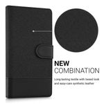Husa pentru Huawei P8 Lite, Textil, Negru, 35223.73 fotografia produsului View 3 S