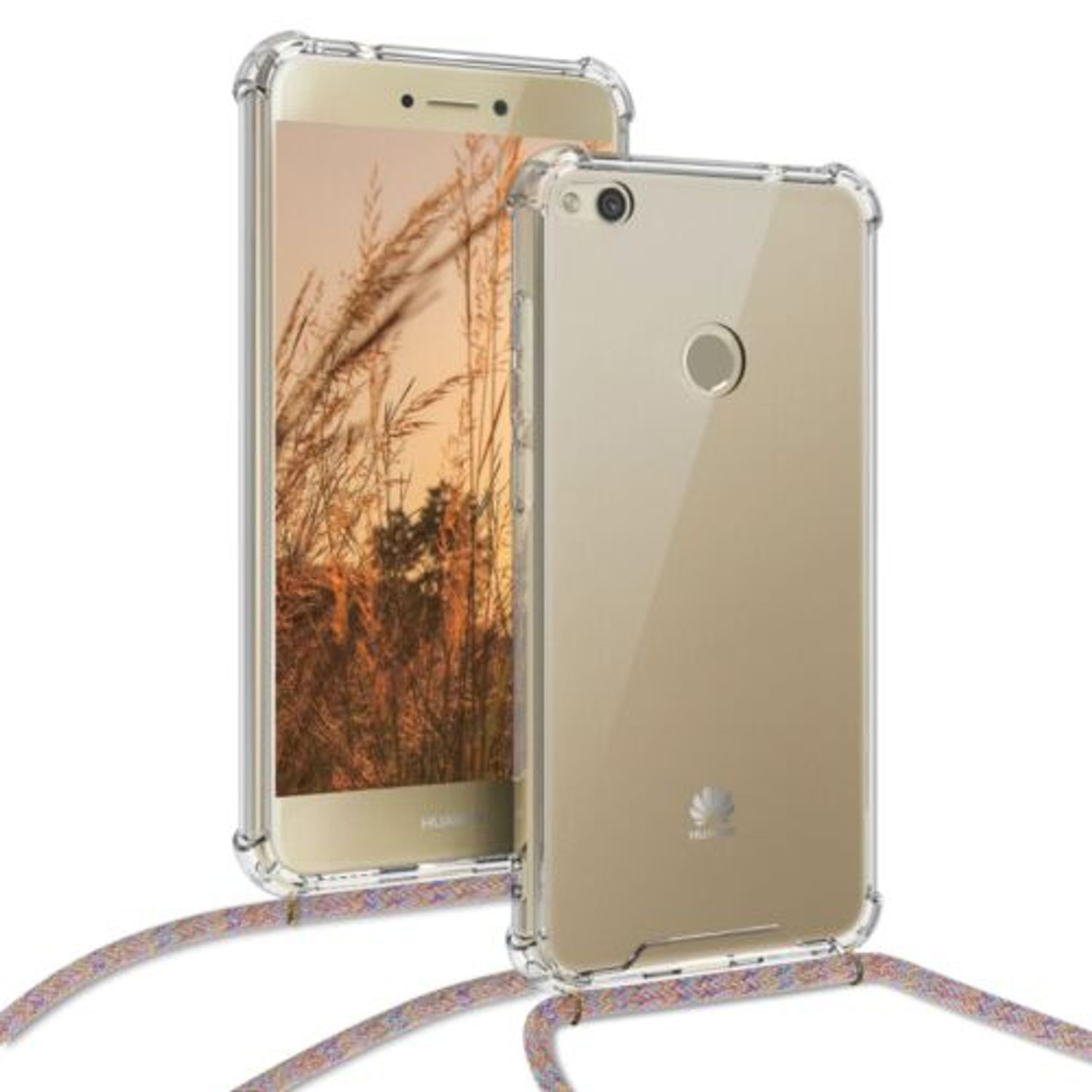 Husa pentru Huawei P8 Lite (2017), Silicon, Transparent, 48859.32 fotografia produsului View 3 L