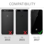 Husa pentru Huawei P8 Lite (2017), Silicon, Transparent, 48859.32 fotografia produsului View 4 S