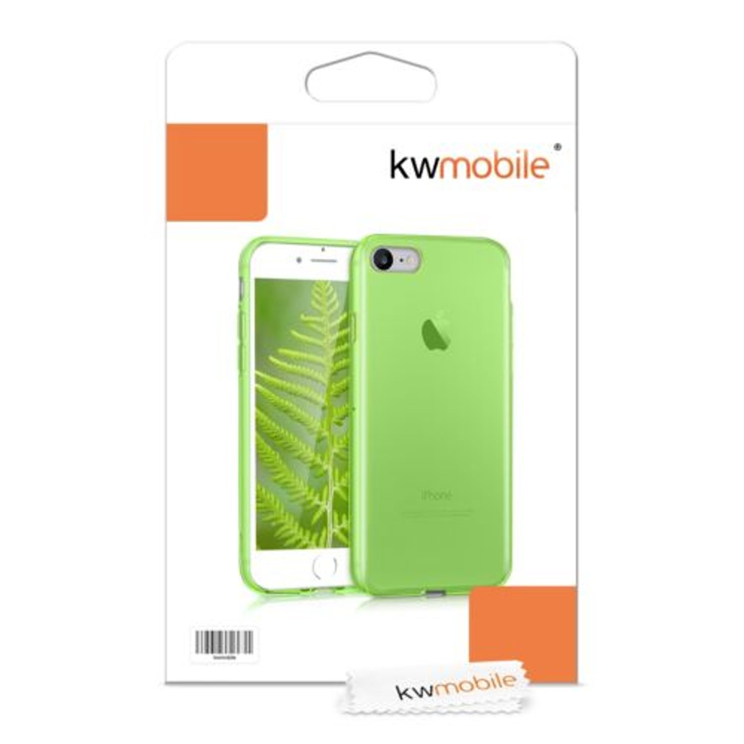 Husa pentru Apple iPhone 8/iPhone 7/iPhone SE 2, Silicon, Verde, 39449.07 fotografia produsului View 7 L