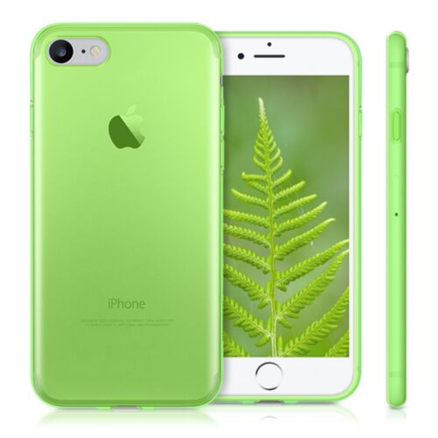 Husa pentru Apple iPhone 8/iPhone 7/iPhone SE 2, Silicon, Verde, 39449.07 fotografia produsului View 2 L