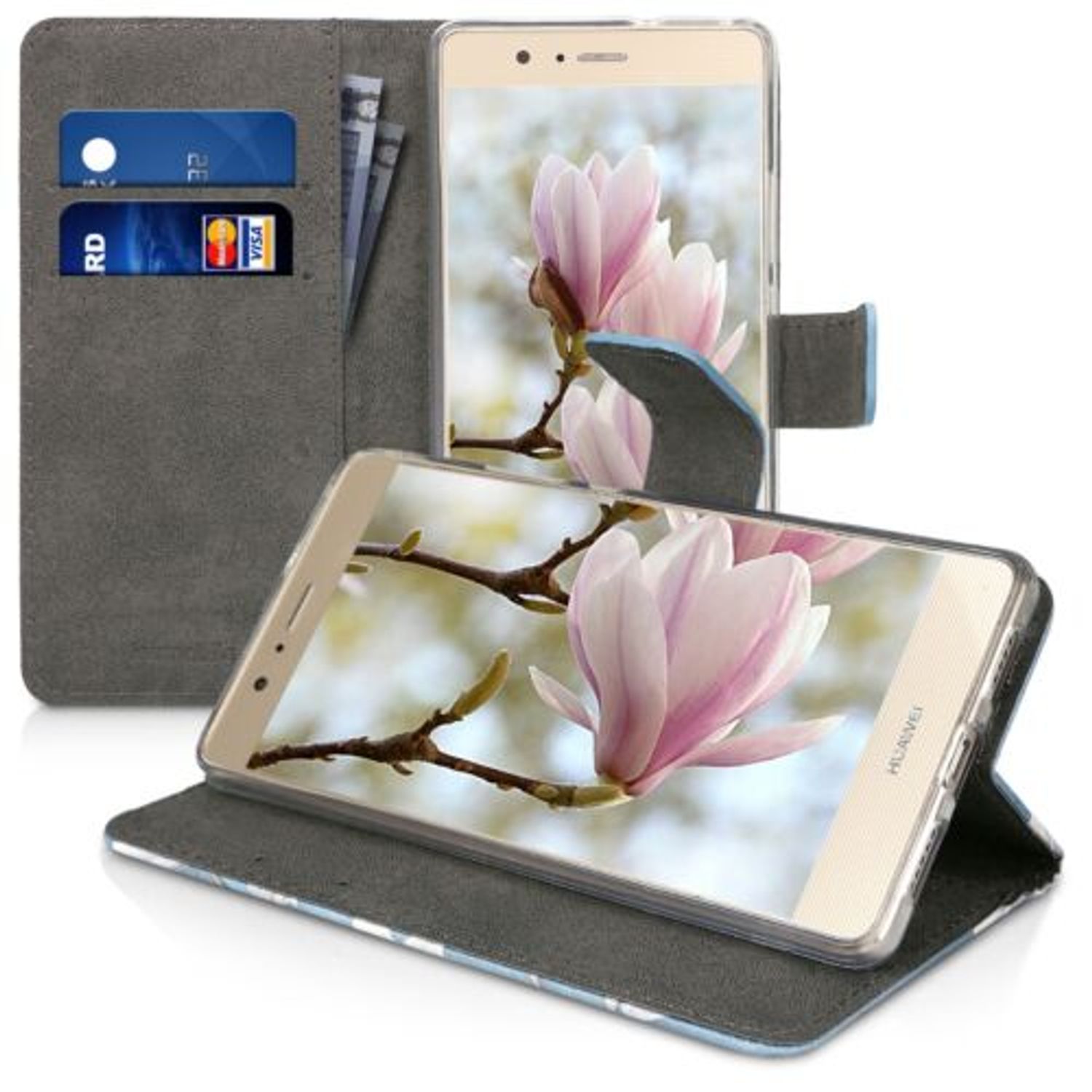 Husa pentru Huawei P9 Lite, Piele ecologica, Multicolor, 38038.14 fotografia produsului View 6 L